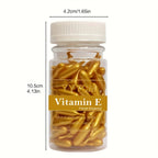 ✨💧 Vitamin E Serum Capsules – Hydrating & Moisturizing Single-Use Facial Essence (90 Capsules / Bottle)