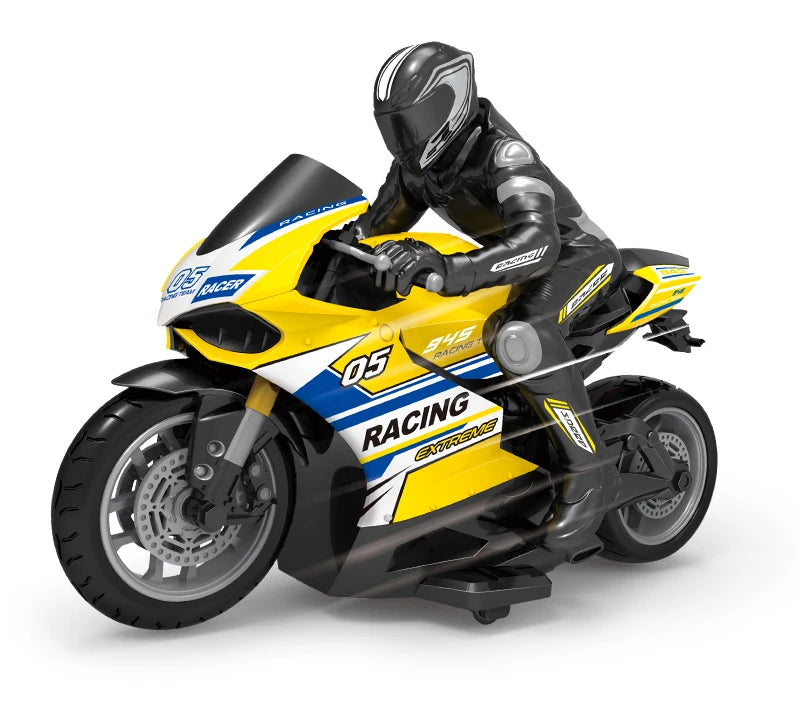 1/10 RC Motorcycle 4CH Drift Racing High Speed Remote Control Motorcycles 35 Meters Electric Off-Road Model Toys for Boys Child