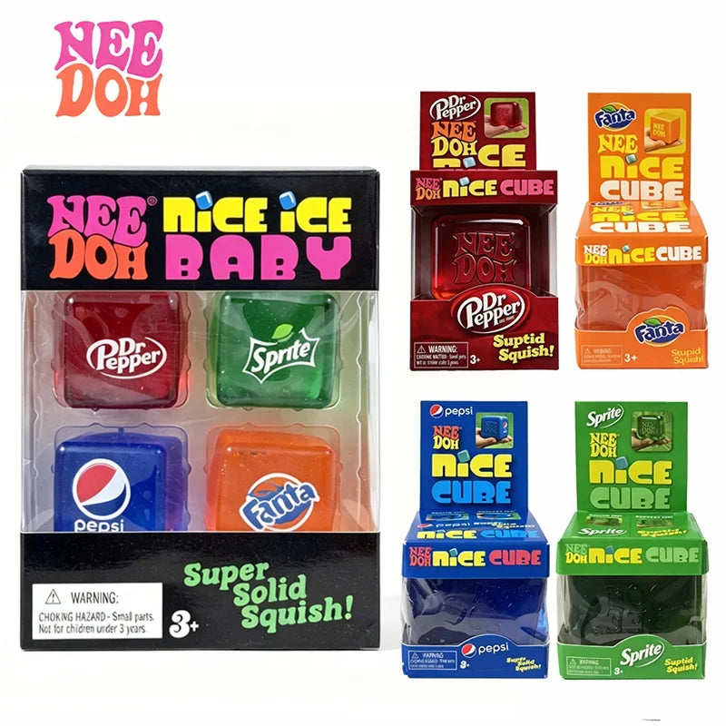 Schylling NeeDoh Nice Ice Baby & Teenie Cube