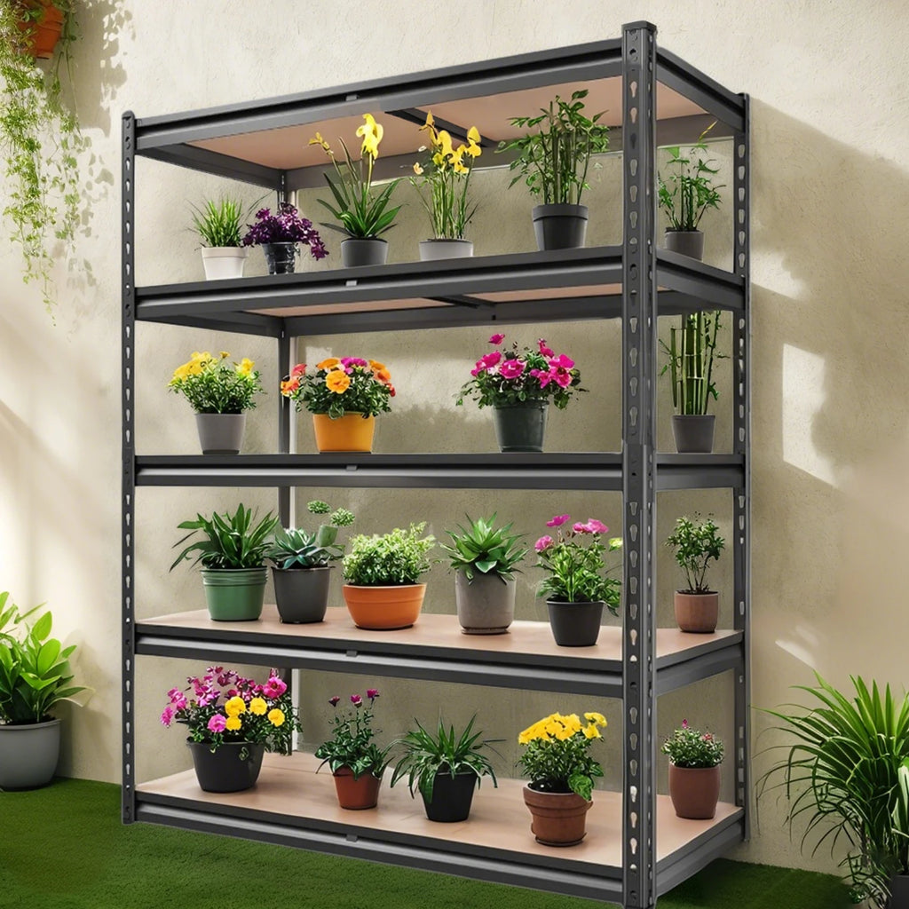 🧰✨ Heavy Duty Garage Shelving Storage Rack | 72" / 60" Height Adjustable Shelves 🏠 | 2000 LBS Capacity Metal Storage Shelf for Garage & Closet