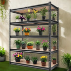 🧰✨ Heavy Duty Garage Shelving Storage Rack | 72" / 60" Height Adjustable Shelves 🏠 | 2000 LBS Capacity Metal Storage Shelf for Garage & Closet