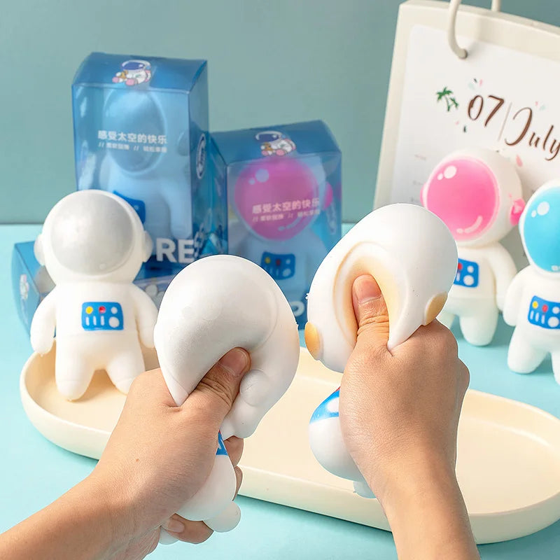 Astronaut Squishy Toy – Kawaii Space Man Sensory Fidget Ball