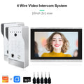🔔📹 High Quality Video Doorbell Intercom System | Large Screen Smart Videophone 🔐 | Tuya Smart 5-in-1 Unlock 1080P for Home & Apartment