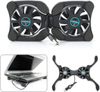 ❄️💻 Ultra Slim Laptop Cooling Pad – Low Noise Portable Cooler (7–15”)
