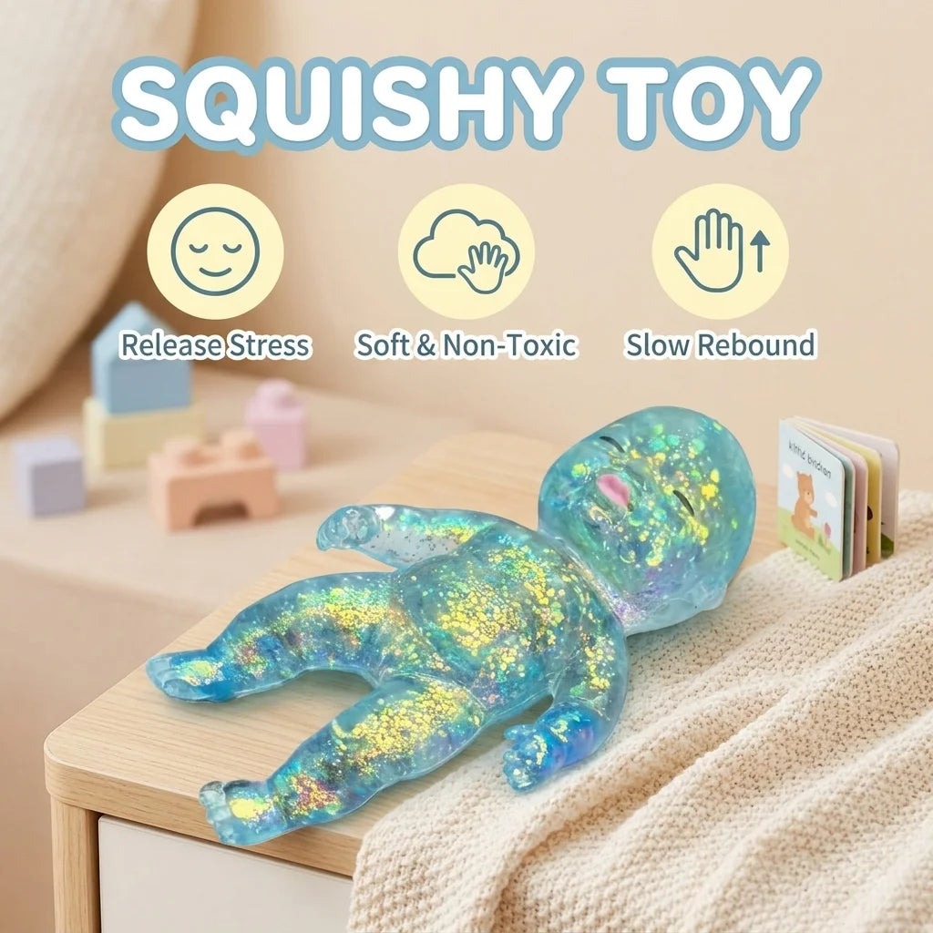 Vivid Sugar Baby Squishy Toy – Slow-Rebound TPR Stress Ball
