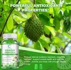 Soursop Gummies 🍃 | Immune, Digestive & Skin Health Support | Vitamin C & Zinc | Cellular Wellness Formula | 60 Gummies