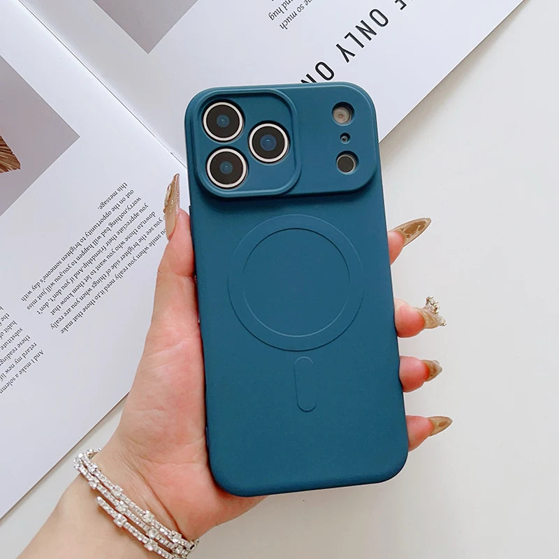 MagSafe Magnetic Liquid Silicone Case for iPhone 17 Series