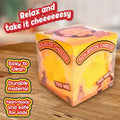 Yellow Cheese Squishy Toy – Squeeze & Stress Relief Fidget Toy