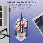 🔥🖱️ Redragon M612AK PRO RGB Gaming Mouse – 8000 DPI Dual Mode
