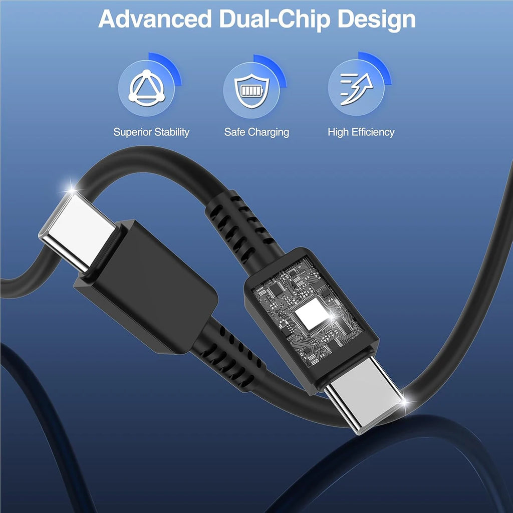 45W Super Fast Charger with USB-C Cable for Samsung Galaxy