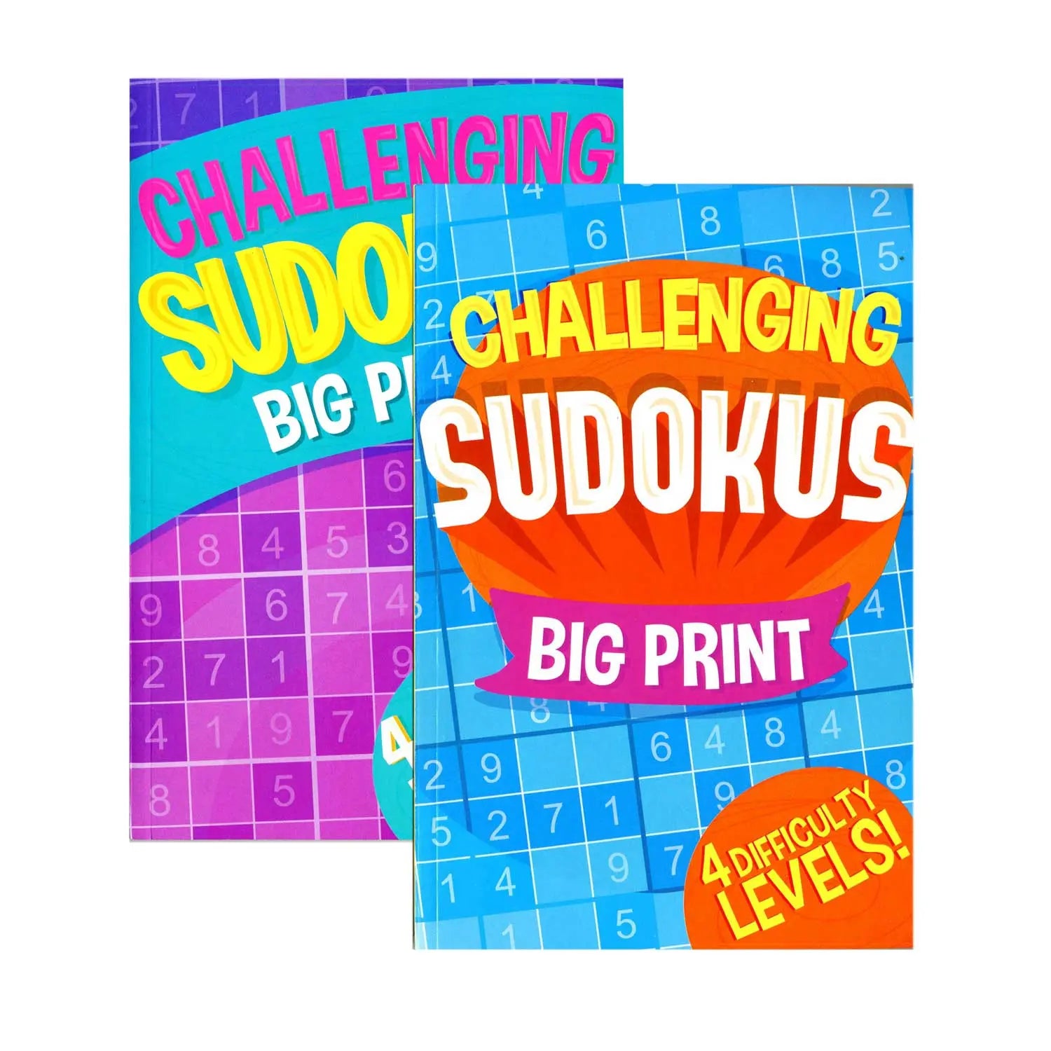 Puzzle Book| Vision ST Challenging SUDOKUS Big Print Sudoku Puzzle Books | DIGEST Size G8Central.com
