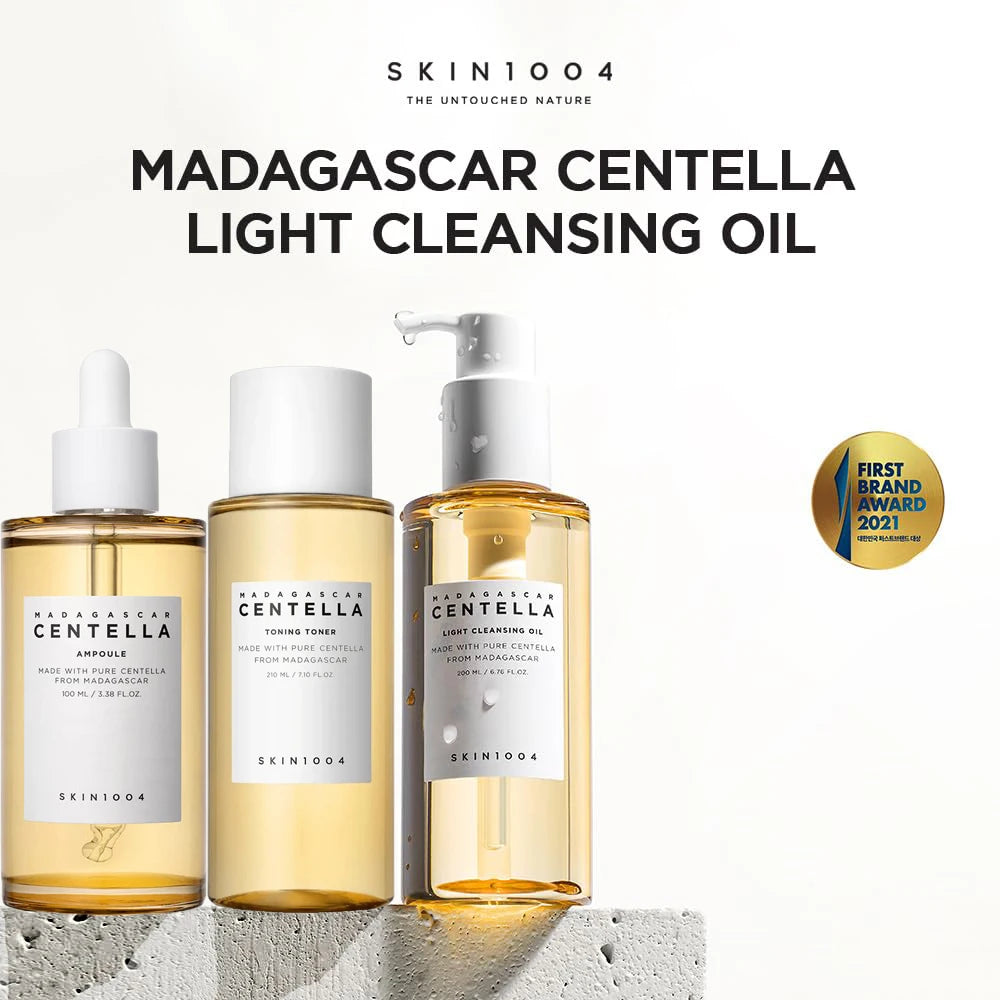 SKIN1004 Madagascar Centella Asiatica Toner & Ampoule – Hydrating Korean Skincare Set ✨