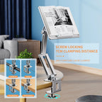 💻🔄 Eary Laptop Arm Mount for Desk – 360° Rotating Adjustable Stand