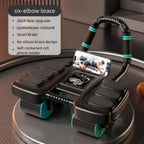 Abdominal Wheel Exerciser with 6-Wheel Support
