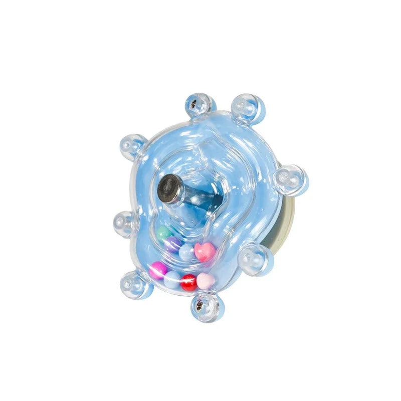 🦜🎡 Parrot Wheel Interactive Hanging Toy with Sound Ball
