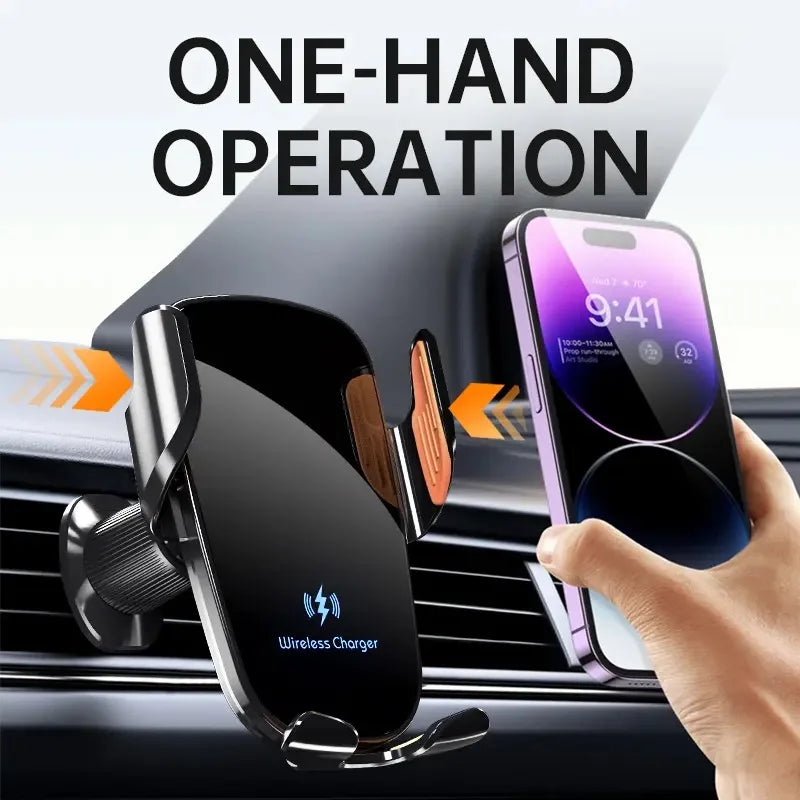 🚗📱 UYUXIO 15W Wireless Car Charger Air Vent Mount