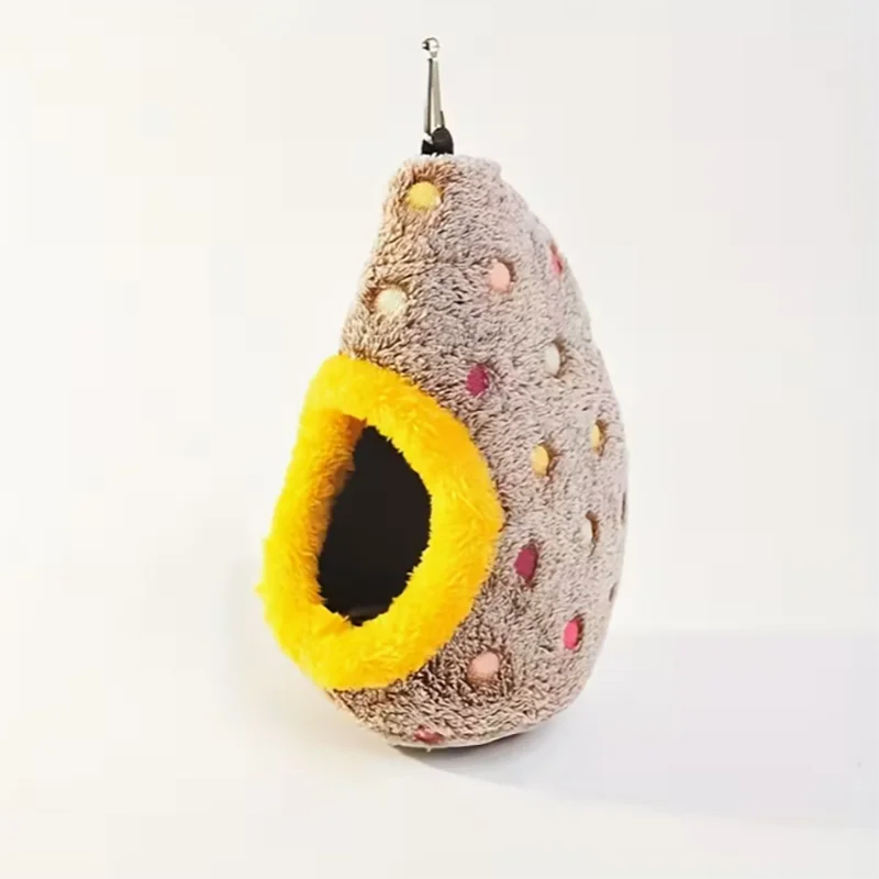 🦜❄️ Autumn Winter Plush Warm Nest for Parrots & Budgies