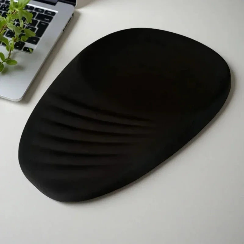 🖱️💖 Ergonomic Mouse Pad with Gel Wrist Support – Premium Lycra Fabric