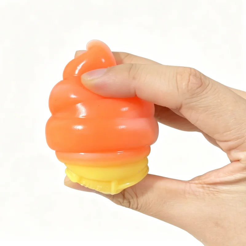 NeeDoh Nice Cream Cone – Creamy Squeeze Fidget Toy
