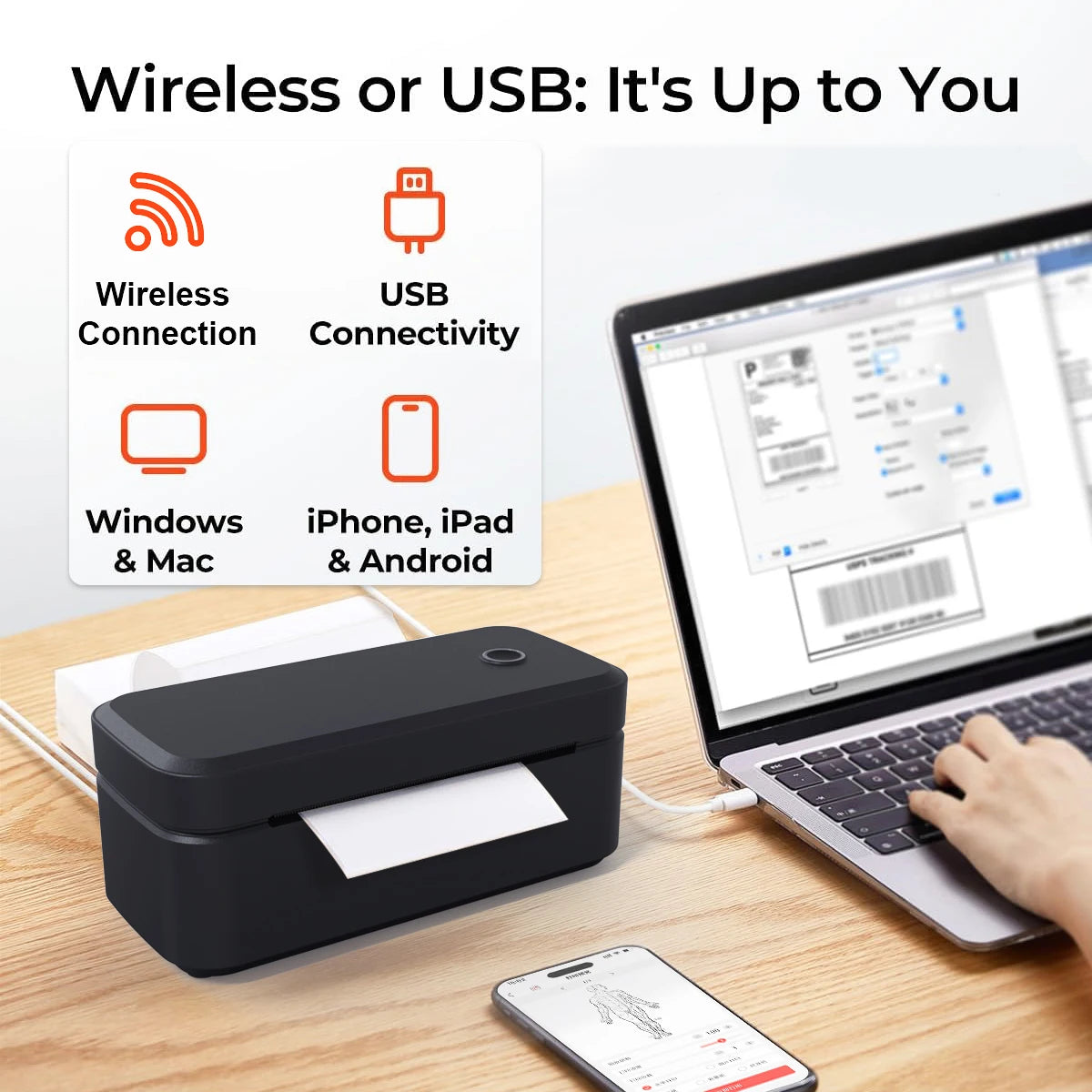 🏷️📦 Marklife X4 Thermal Label Printer – 4x6 Bluetooth Shipping Printer