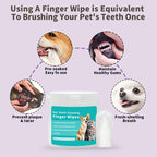 Pet Disposable Finger Toothbrush Wipes – Dog & Cat Oral Cleaning