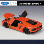 1:24 Lamborghini Aventador LP700-4 Alloy Sports Car Model Diecast Metal Racing Vehicles Car Model Simulation Kids Toy Gift