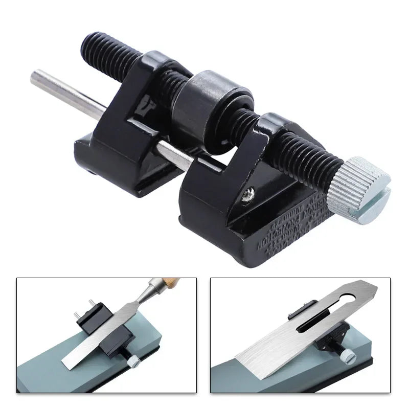 Adjustable Chisel Honing Guide Jig – Carbon Steel Roller Angle Sharpener for Wood Chisels &amp; Plane Irons