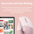 🖱️💜 Logitech Lift Vertical Ergonomic Wireless Mouse – Silent Click Dual Mode