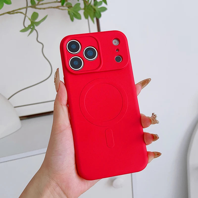 MagSafe Magnetic Liquid Silicone Case for iPhone 17 Series