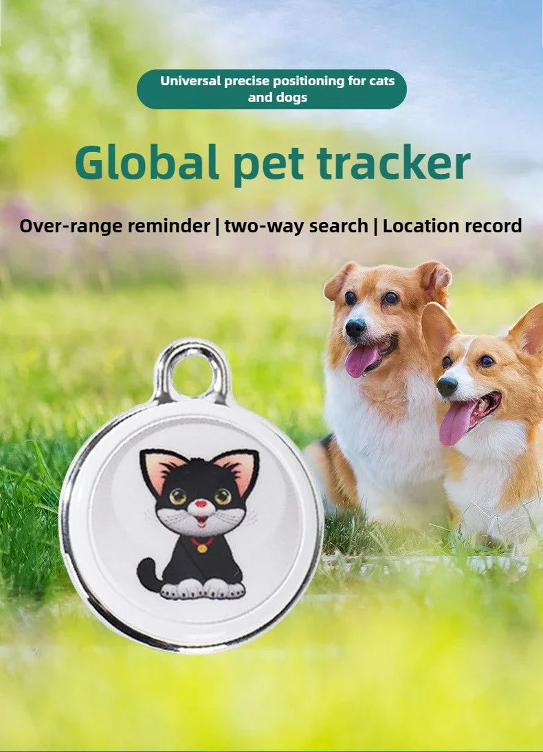 📍🐾 Pet Anti-Lost GPS Tracker – Bluetooth Smart Waterproof Collar Locator