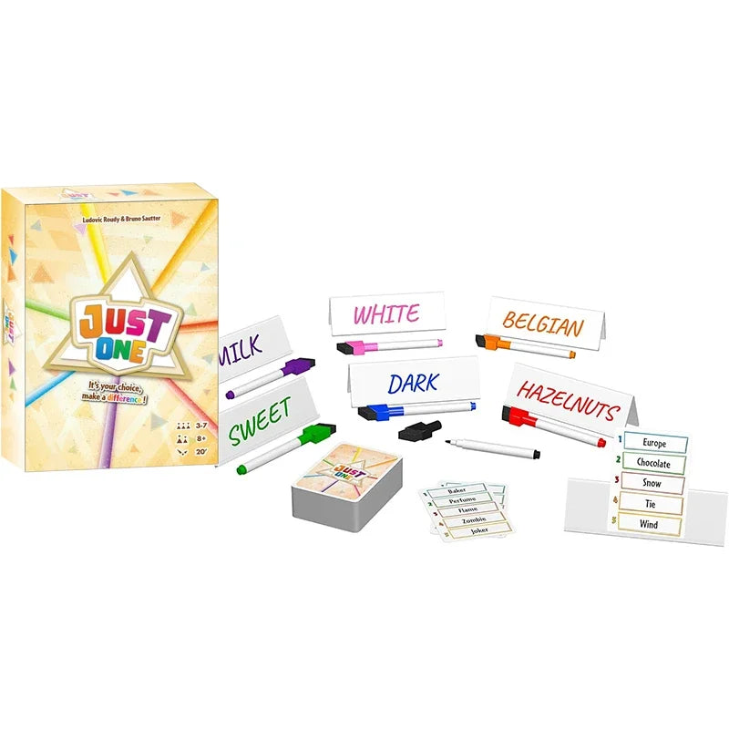Have a Blast with Just One Party Game - Engaging Board Game for Kids and Adults | 3-7 Players Family and friends gathering games