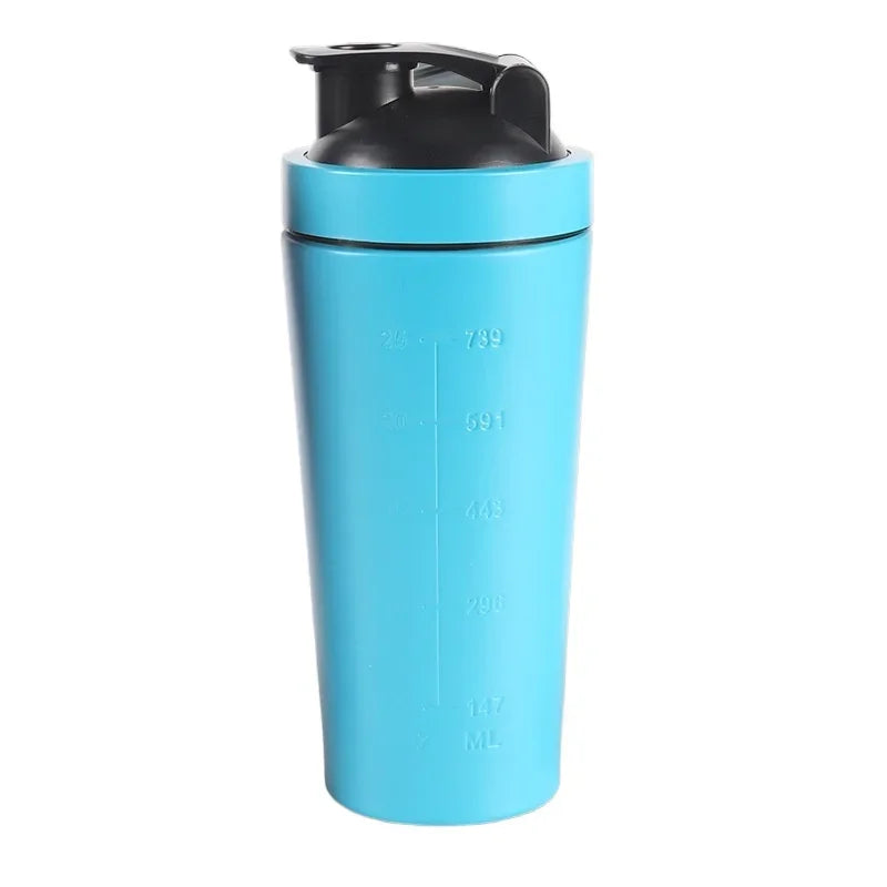 🥤💪 Multi-Color Stainless Steel Sports Shaker Cup – Leakproof