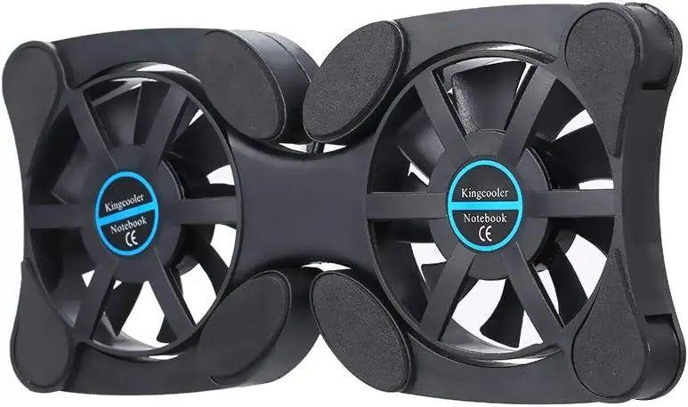 ❄️💻 Ultra Slim Laptop Cooling Pad – Low Noise Portable Cooler (7–15”)