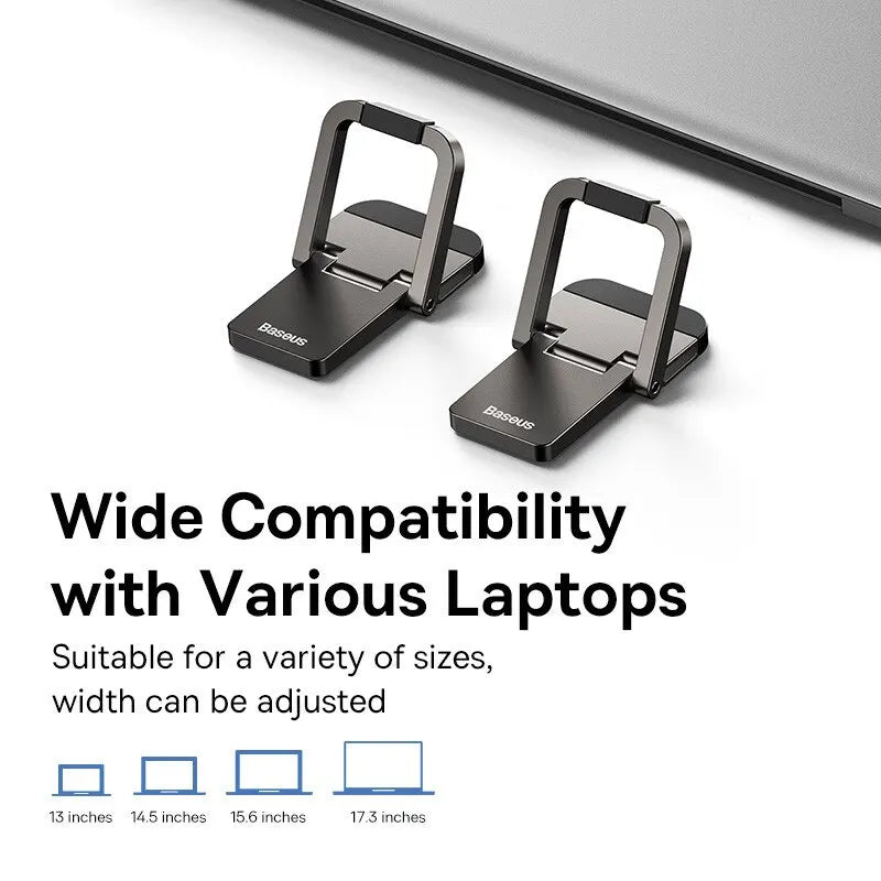 💻📐 Baseus Foldable Laptop Stand – Adjustable Portable Cooling Riser
