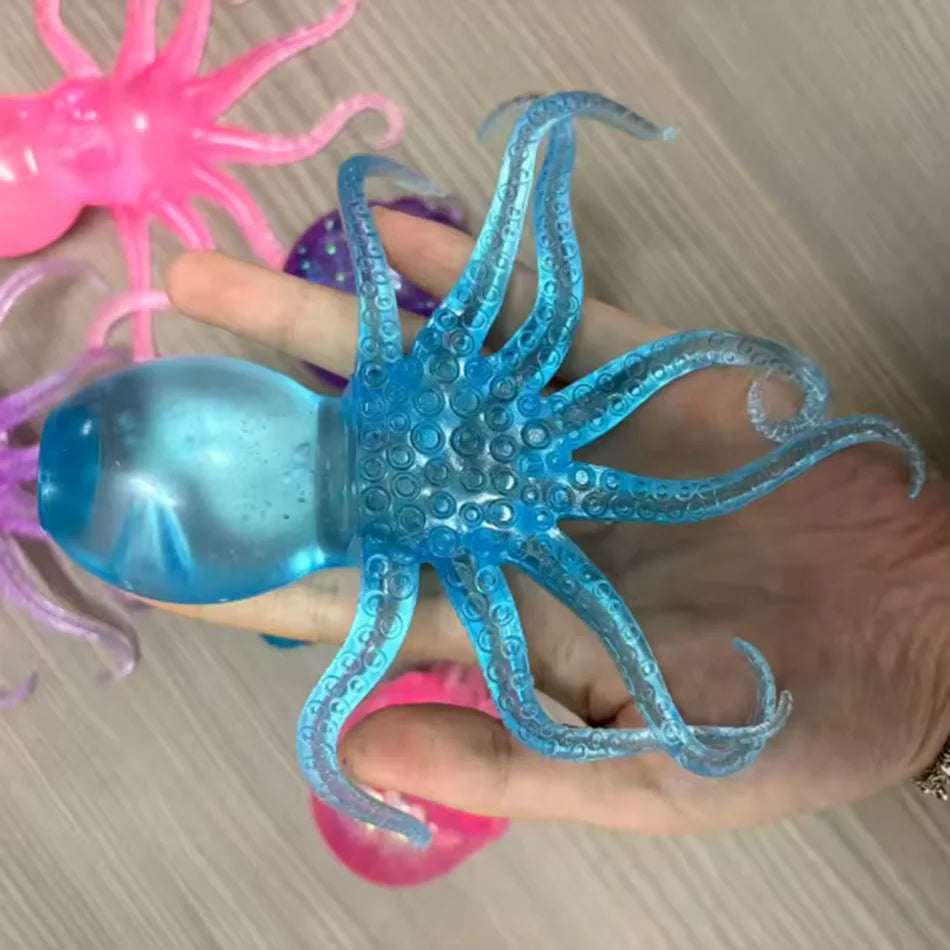 Jellyfish Squishy Fidget Toy – Soft Octopus & Squid Sensory Squeeze Toy