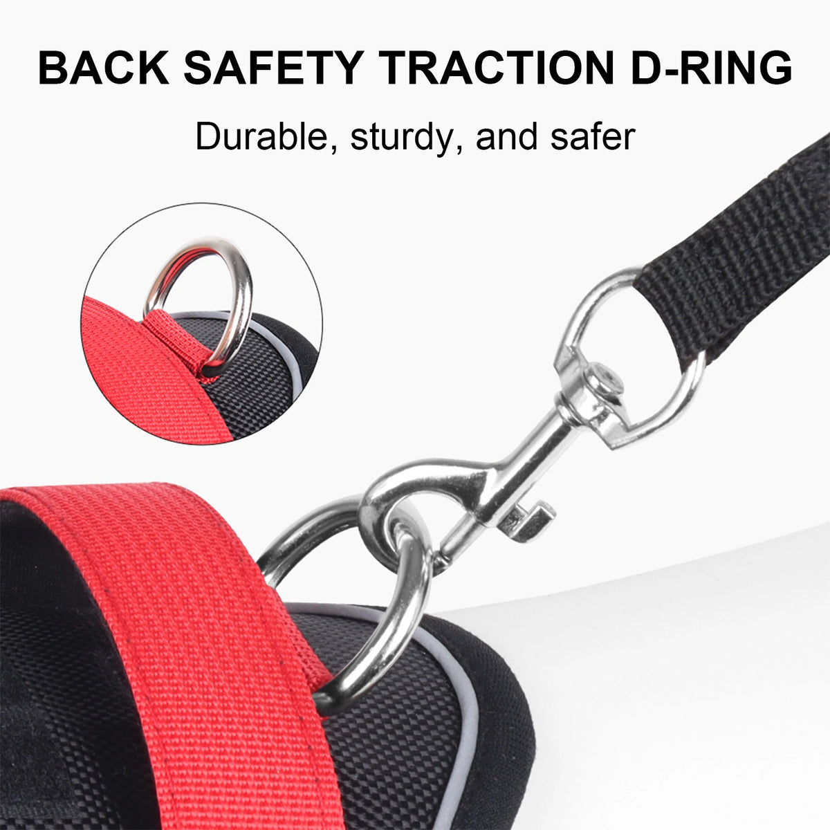🐕🛡️ Reflective Tactical Dog Harness – 1680D Waterproof Vest