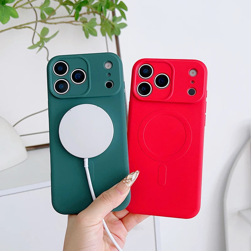 MagSafe Magnetic Liquid Silicone Case for iPhone 17 Series
