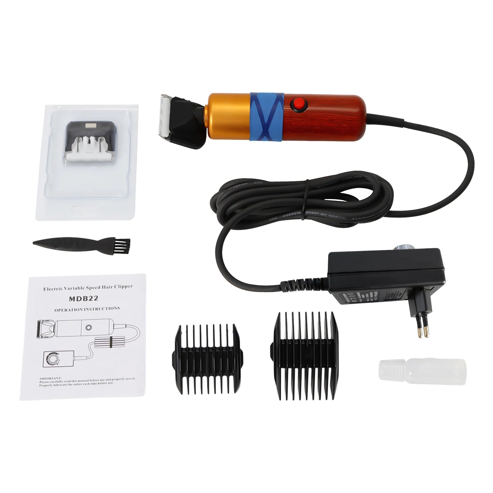 🐶✂️ Professional Pet Hair Clipper – Low Noise Variable Speed Grooming Machine