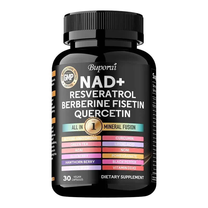 c, Berberine Fisetin-Cellular Health, Healthy Aging, Vitamin K2, Vitamin D3, One-stop Approach,1000mg