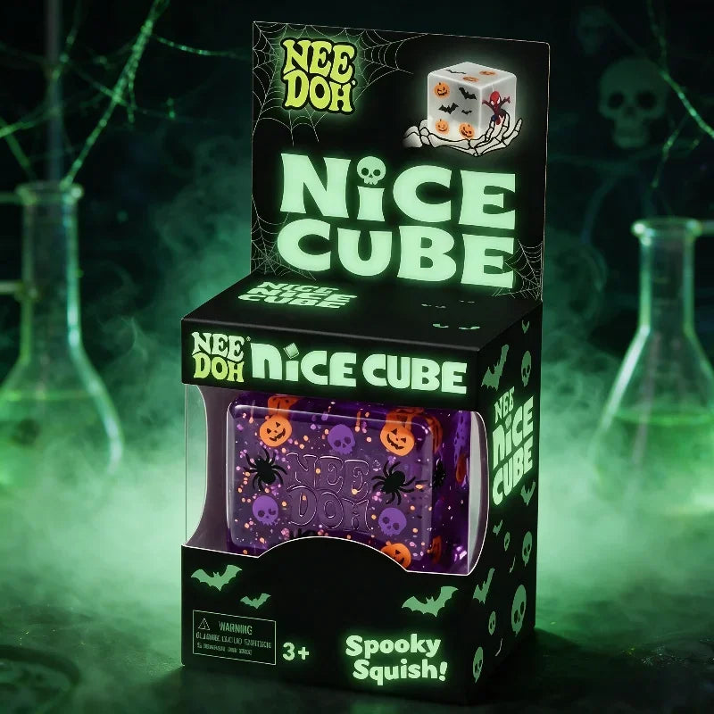 NeeDoh Halloween Sensory Toy – Spider & Pumpkin Squishy