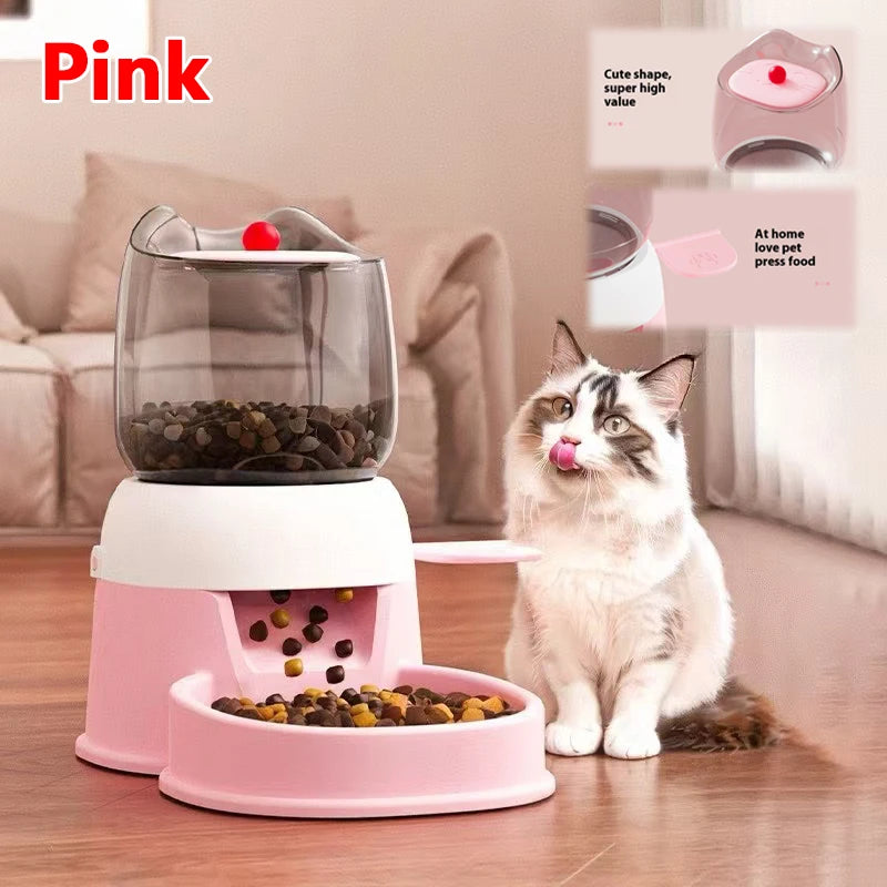 2L Water Fountain  Bowl Automatic Pet Feeder Large Cat Dog Food Dispenser Large Capacity Pet  Bowl Cat Supplies