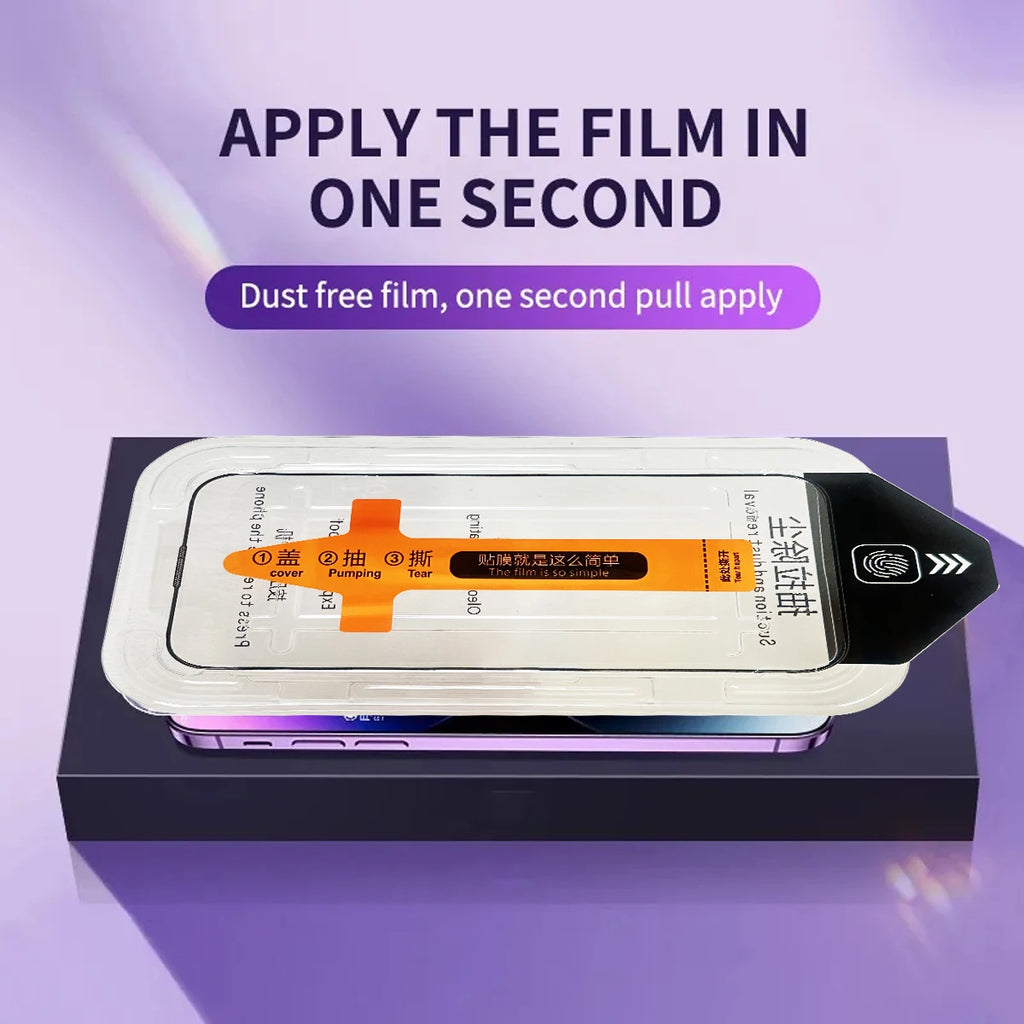 2PCS Dust-Free Tempered Glass Screen Protector for iPhone 17 Series (With Installation Tool)