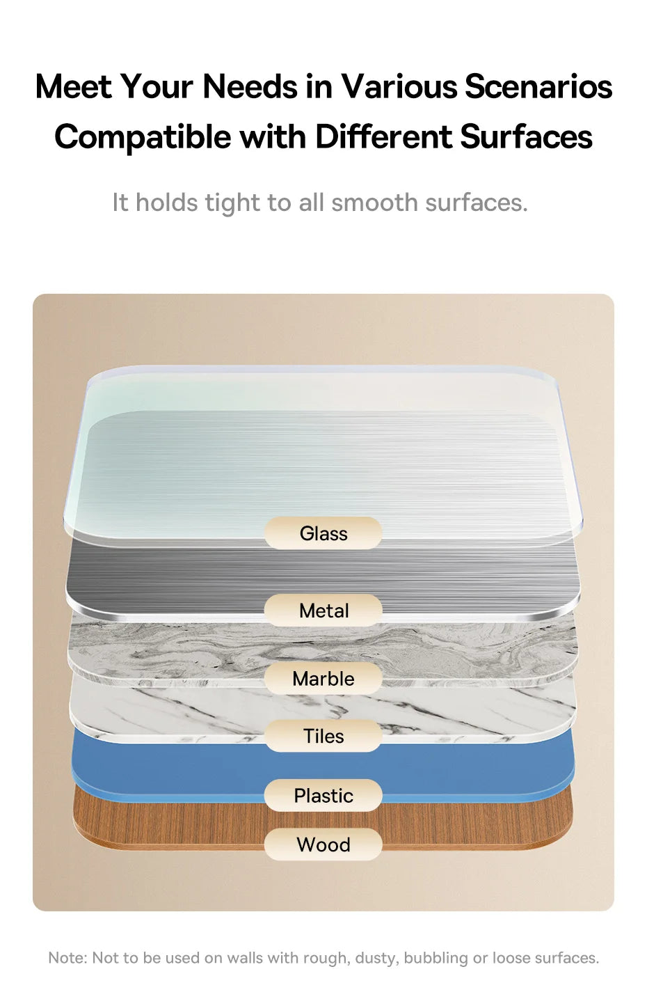 🧲🔌 Baseus Magnetic Cable Organizer Holder – Adjustable Under Desk Clip