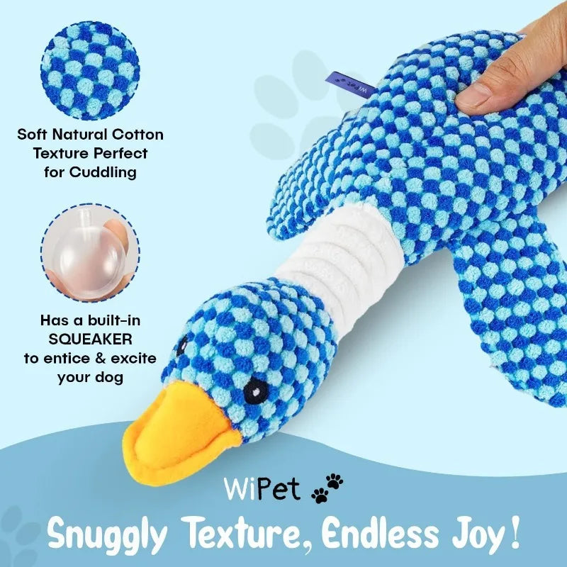 🐾🧸 Indestructible Squeaky Plush Toy – For Aggressive Chewers