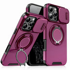 Shockproof Armor Phone Case – Protective Stand & Car Mount Cover
