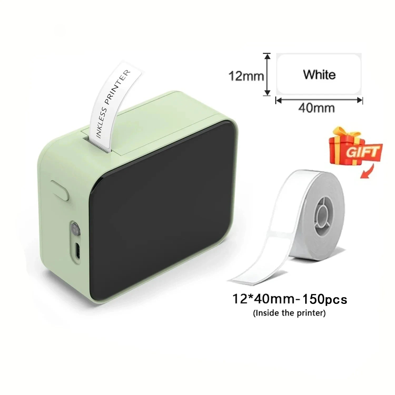 🏷️📱 MarkLife P15 Mini Portable Thermal Label Printer – Wireless Bluetooth