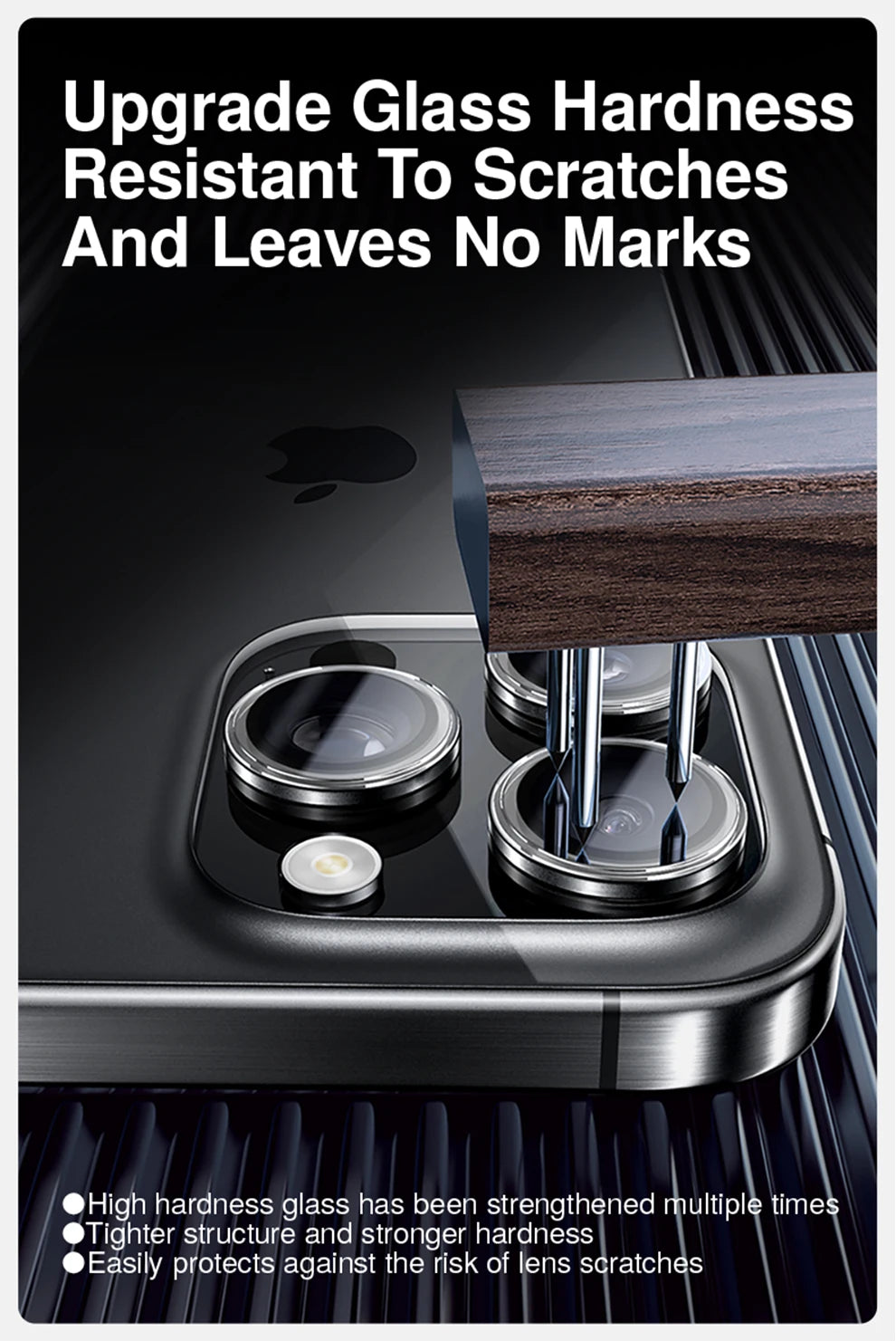 SmartDevil Camera Lens Glass Protector for iPhone 17 / 16 Pro Max