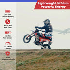 ⚡🏍️ RFN Warrior Kids Electric Dirt Bike – 36V 500W Off-Road Motorcycle | 3-Speed Ride for Ages 4–8
