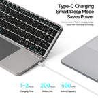 ⌨️📱 Multifunctional Foldable Bluetooth 5.0 Keyboard with Touchpad & Phone Holder