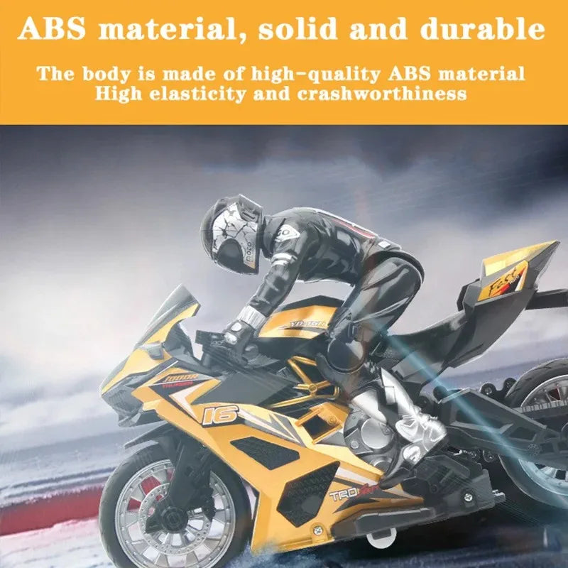 Remote Control Stunt Motorbike 360° Rotation Drift RC Car Model High Speed USB Charge Climbing Racing RC Motorcycle Toy for Kids